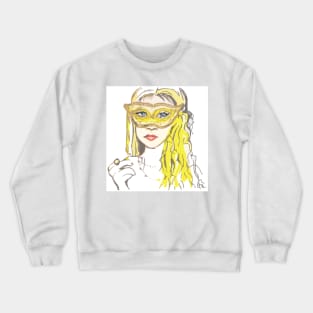 masquerade woman Crewneck Sweatshirt